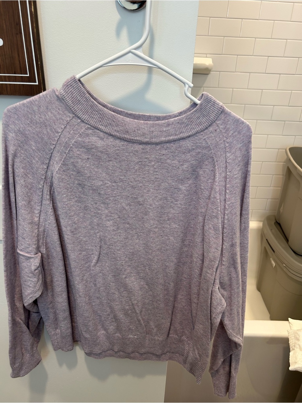 a new day Lilac Pullover Sweatshirt